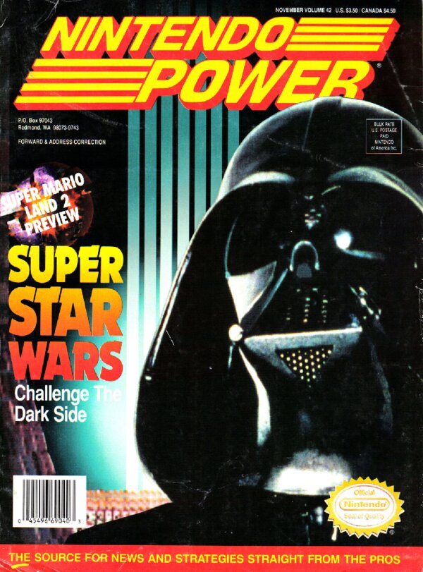 Nintendo Power Issue 042 (November 1992) cover